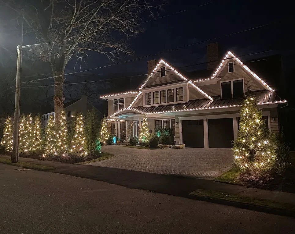 holiday light hanging service